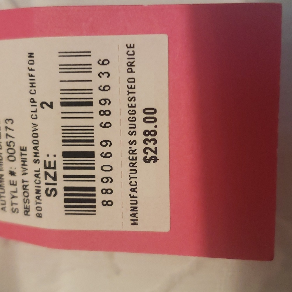 NWT Lilly pulitzer chiffon maxi dress with jewl accents - Picture 8 of 8